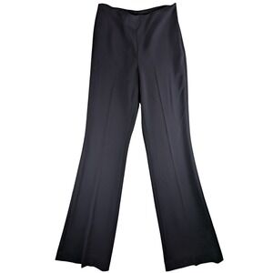 Theory Demetria Admiral Crepe Pants Bootcut Dress Career Made in USA Blue